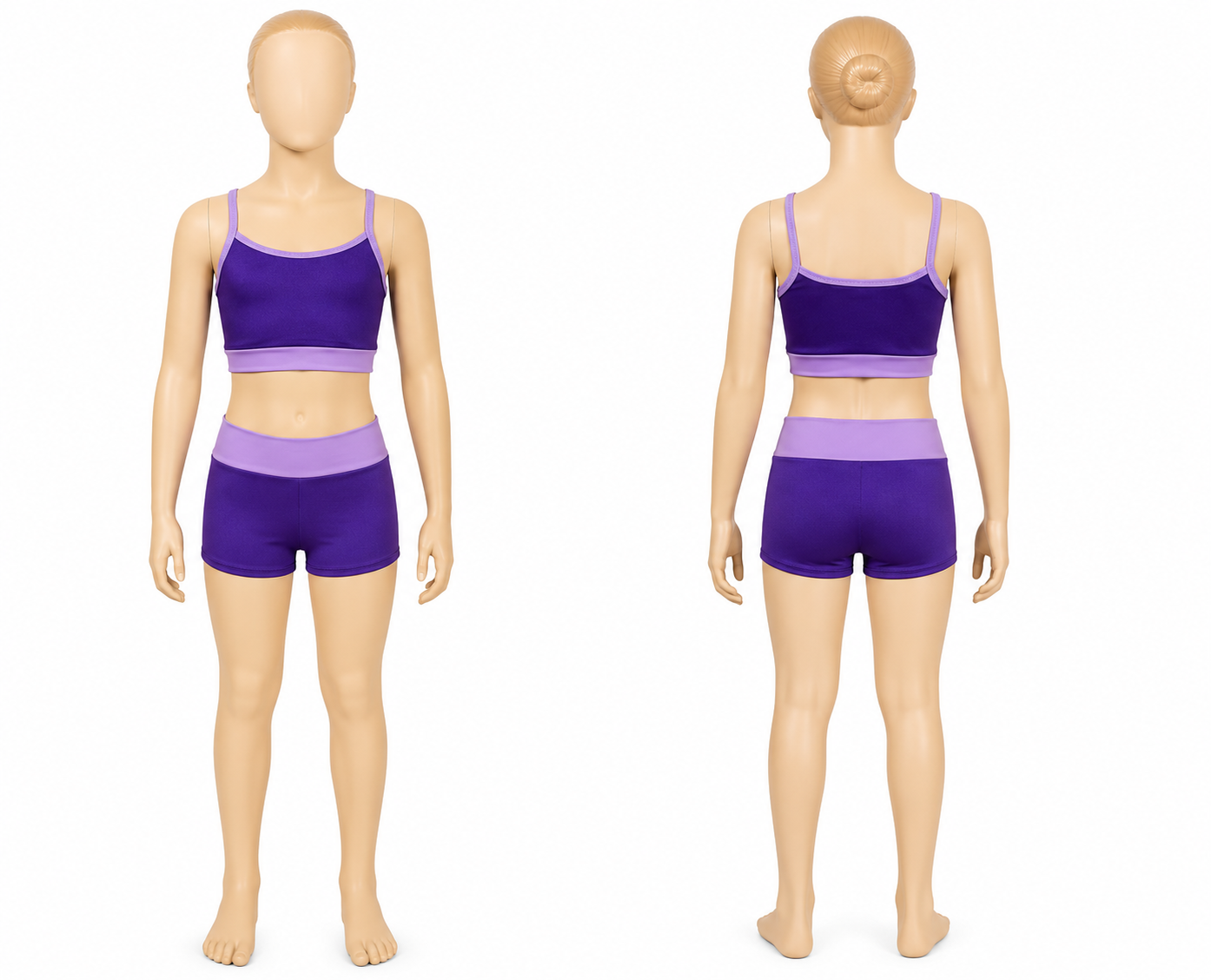 Spaghetti Strap Crop Top & Shorts Set