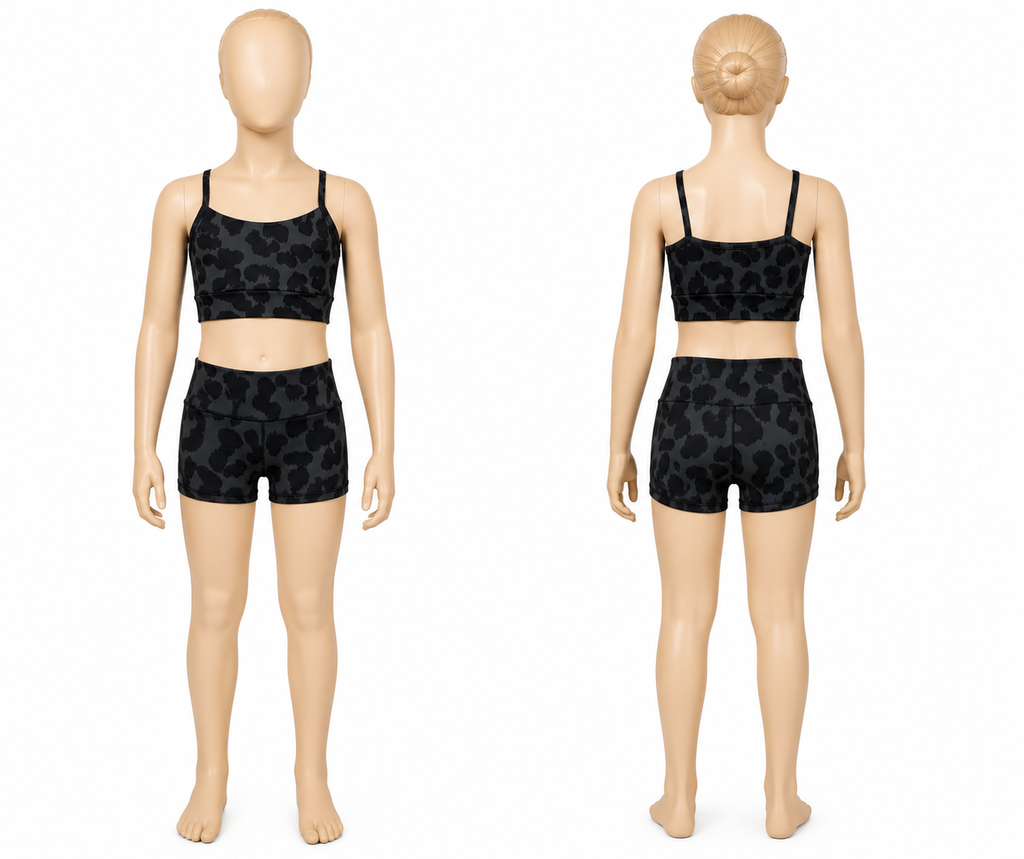 Spaghetti Strap Crop Top & Shorts Set