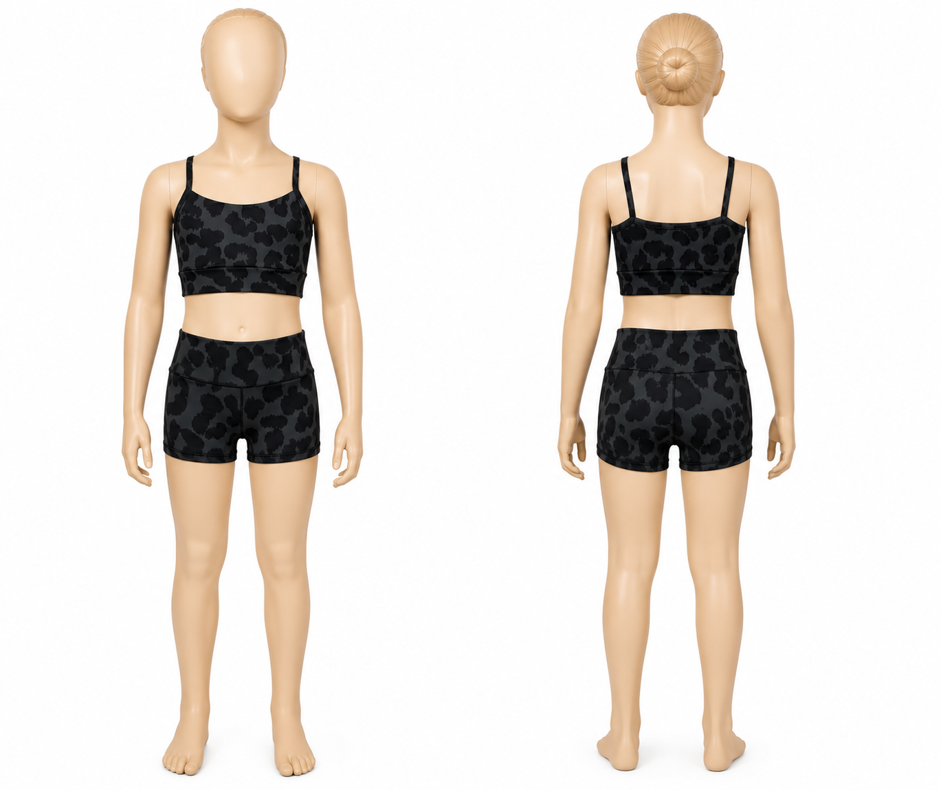 Spaghetti Strap Crop Top & Shorts Set